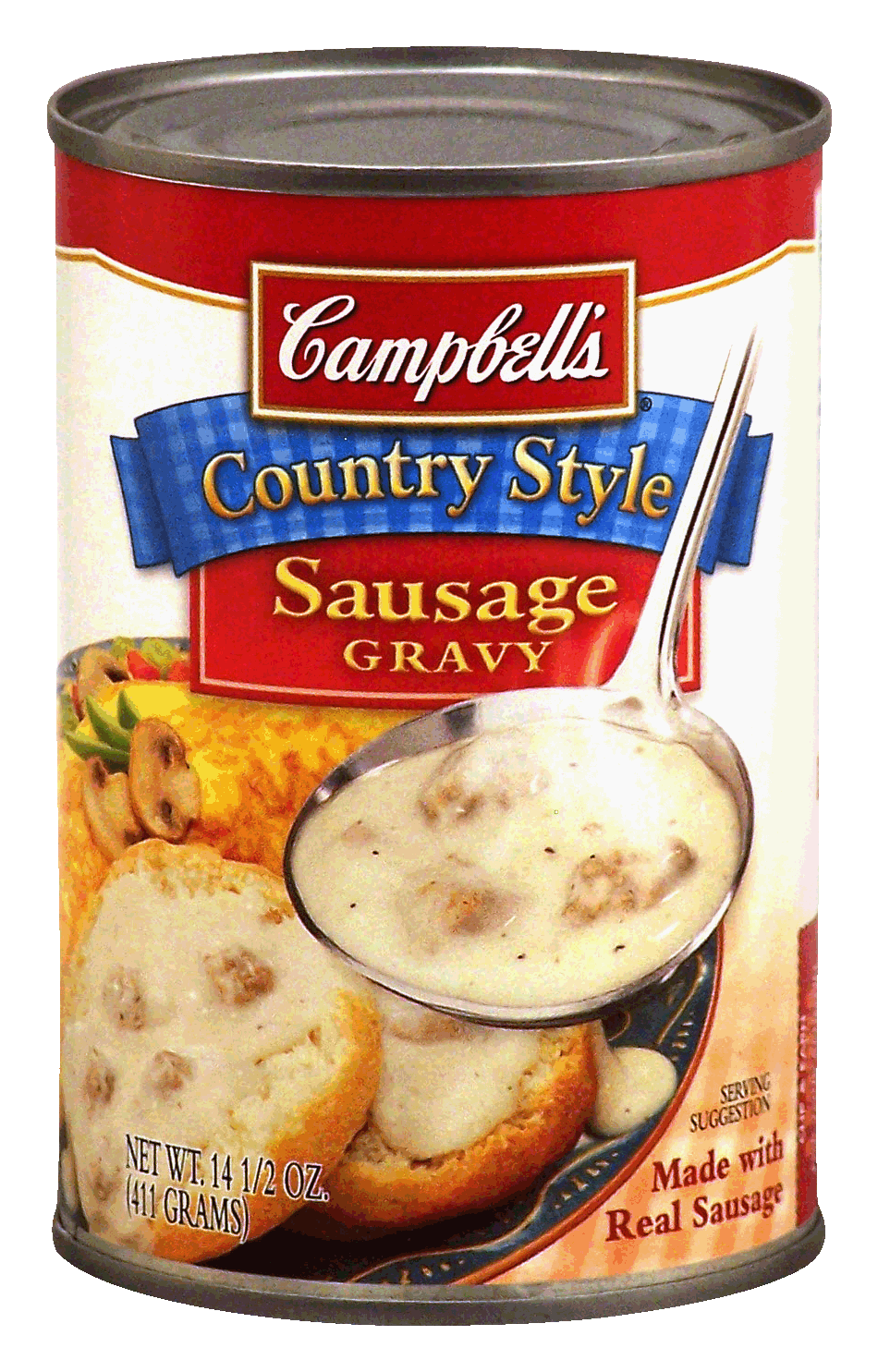 Campbell's&nbsp;&nbsp;country style sausage gravy made with real sausage Full-Size Picture